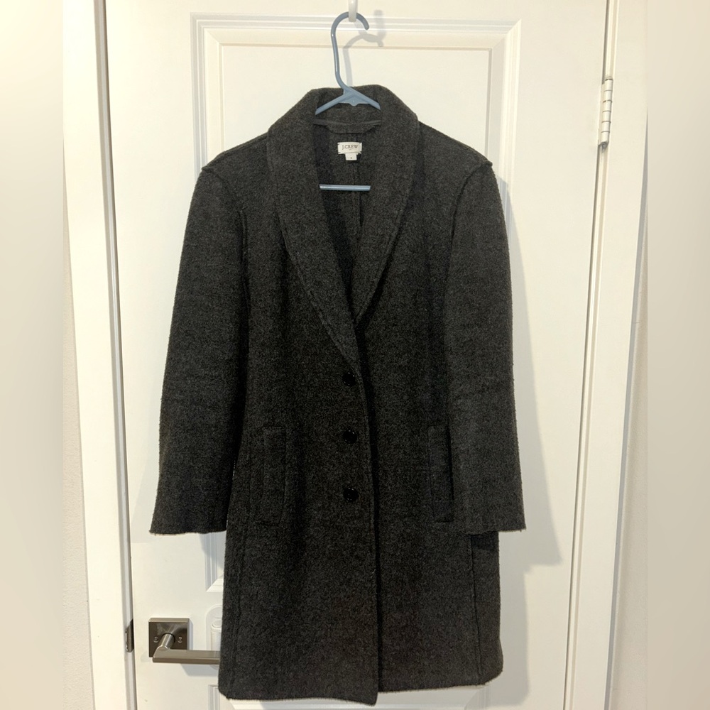 JCrew wool blended coat size 4